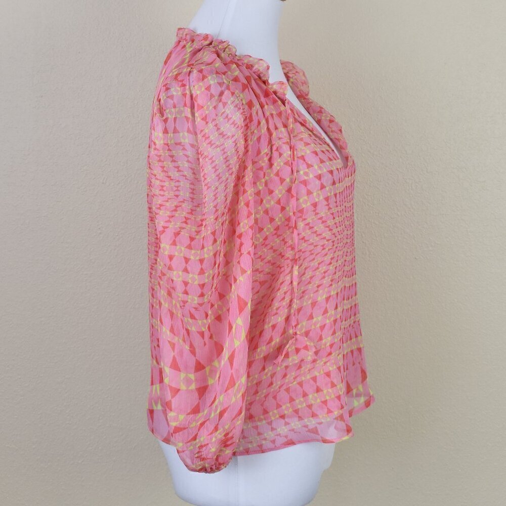 MISA Los Angeles Printed Geometric Top S - Picture 3 of 7
